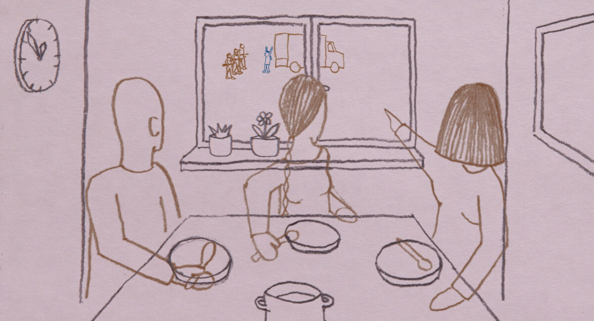 Okładka filmu W lesie są ludzie / There are people in the forest