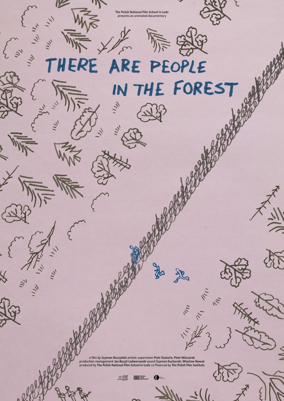 Kadr filmu W lesie są ludzie / There are people in the forest