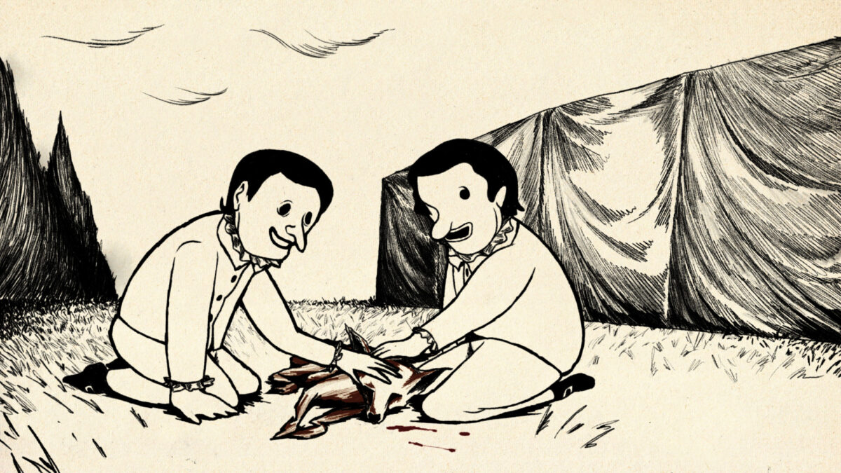 Kadr filmu Fox Tossing