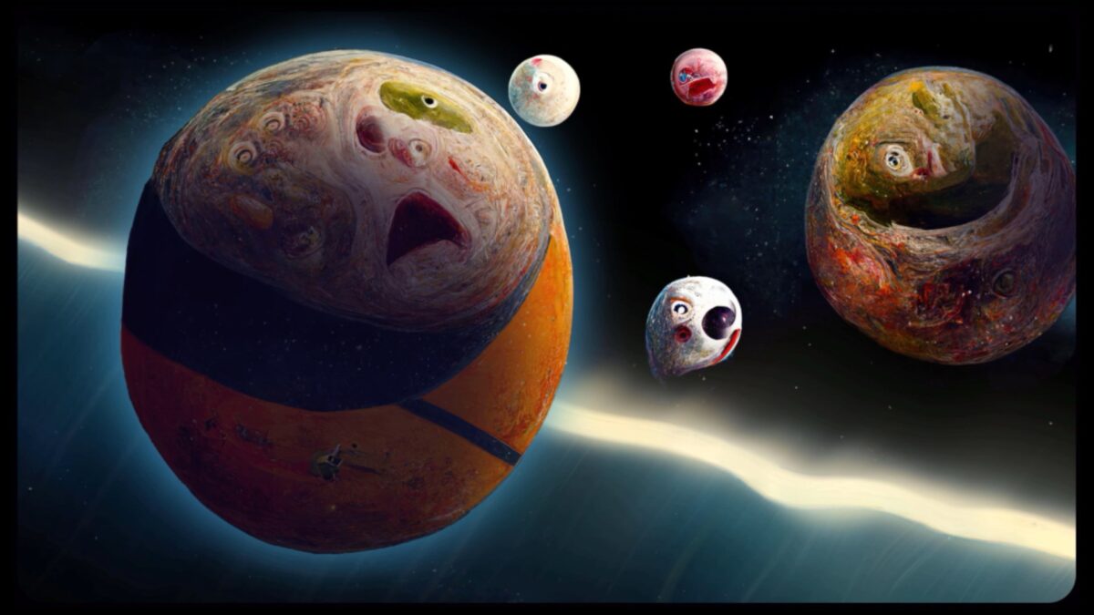 Kadr filmu Planets And Robots