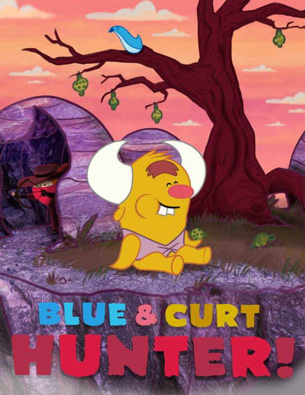 Okładka filmu Blue and Curt - HUNTER!