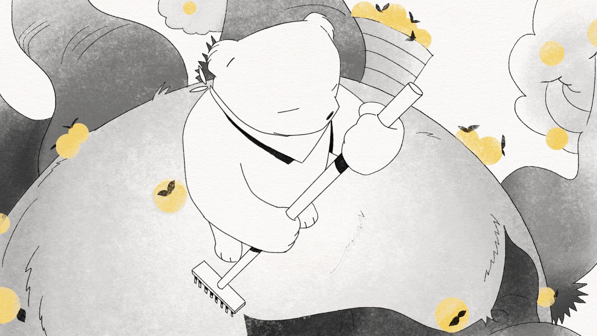 Okładka filmu Kiki i Bouba: Brzoskwiniowa historia