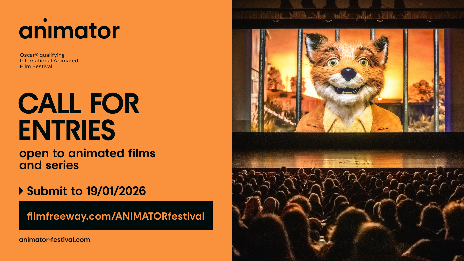 Zdjęcie główne aktualności Submit Your Film to the Animator 2026 Competitions!