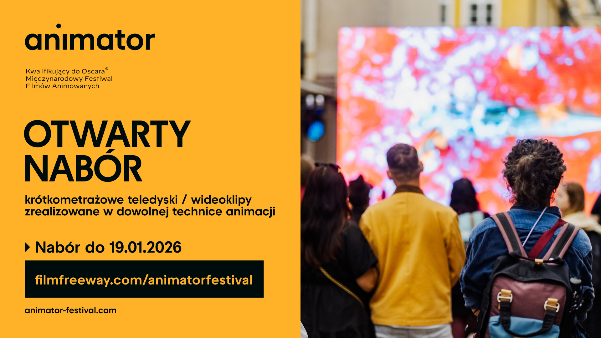 Zdjęcie główne aktualności Witaj muzyko! OPEN CALL Animator 2026 - animowane teledyski