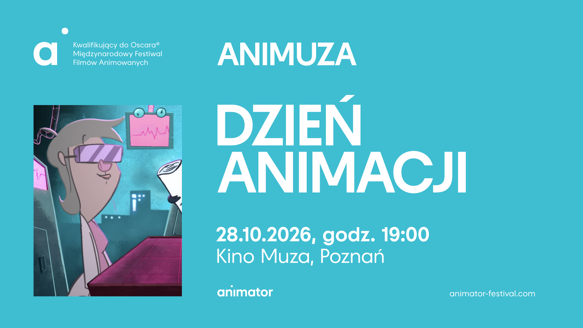 Zdjęcie główne aktualności Świętuj z nami Międzynarodowy Dzień Animacji!